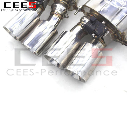 CEES Axle Exhaust Stainless Steel Performance Valvetronic Exhaust Pipe Muffler For Chevrolet Corvette C7 6.2L 2014-2019