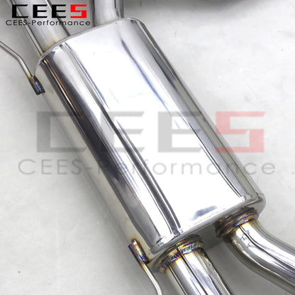 CEES Axle Exhaust System For BMW X5 G05 4.4T 2019-2023 Racing Escape Exhaust Pipe Muffler 304 Stainless Steel