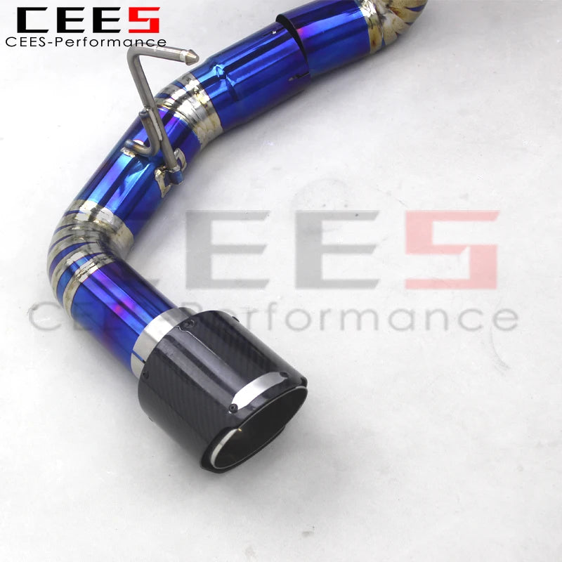 CEES Catback Exhaust Downpipe For Mclaren 540/540C 3.8 2015+ Car Exhaust System Titanium Exhaust Pipe and  Downpipe