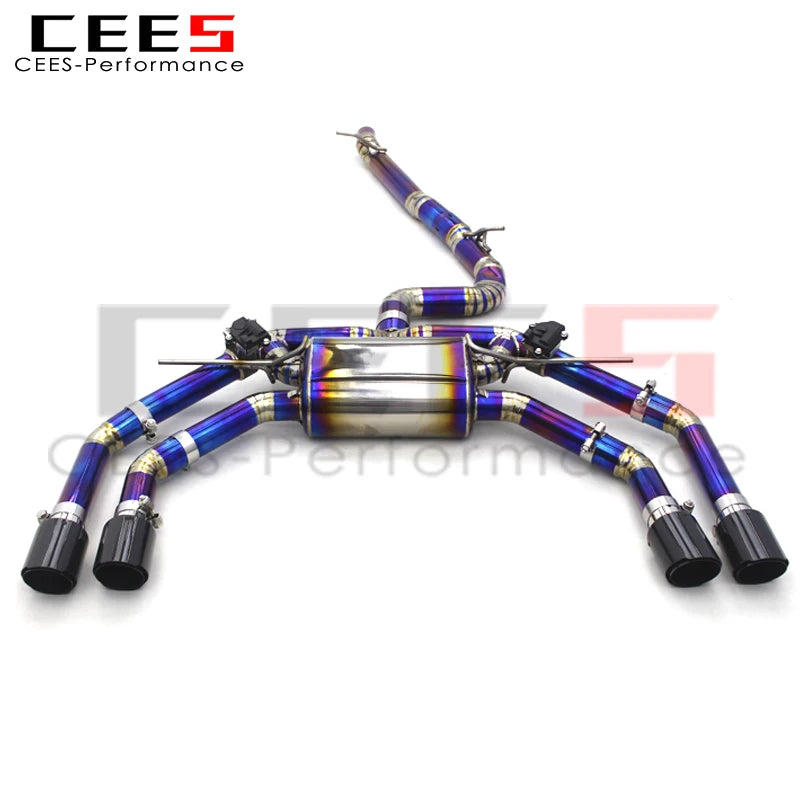 CEES Catback Exhaust For Audi S3 2.0T 2015-2023 Titanium alloy Escape Car Exhaust System Exhaust Pipe Muffler