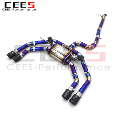 CEES Catback Exhaust For Audi S3 2.0T 2015-2023 Titanium alloy Escape Car Exhaust System Exhaust Pipe Muffler