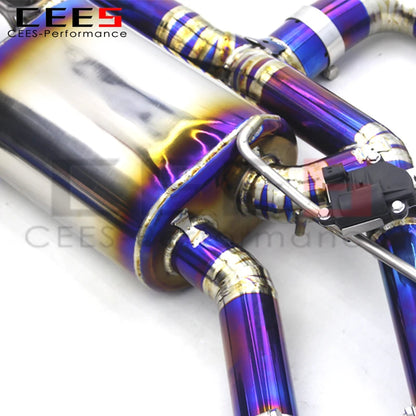 CEES Catback Exhaust For Audi S3 2.0T 2015-2023 Titanium alloy Escape Car Exhaust System Exhaust Pipe Muffler