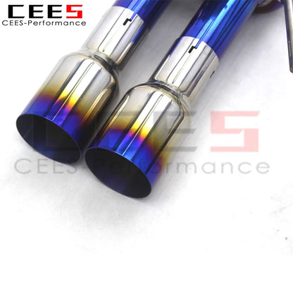 CEES Catback Exhaust  For BMW M3 E90/E92/E93 4.0L 2007-2013 Titanium Mid pipe with catalyst Muffler Escape Car Exhaust System