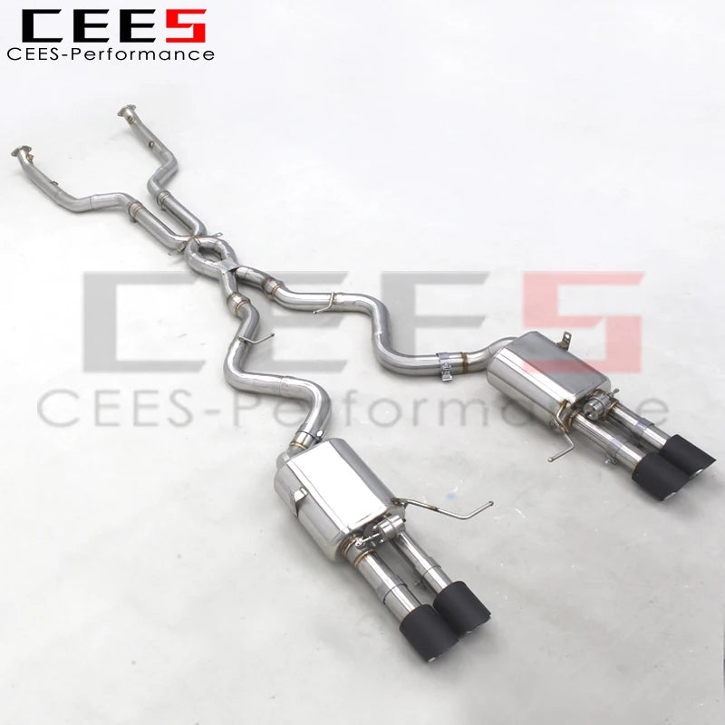 CEES Catback Exhaust For BMW M3 E92/E90/E93 4.0L 2008-2013 Downpipe with catalyst 304 Stainless Steel Exhaust Pipe Muffler