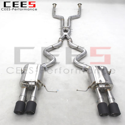 CEES Catback Exhaust For BMW M3 E92/E90/E93 4.0L 2008-2013 Downpipe with catalyst 304 Stainless Steel Exhaust Pipe Muffler