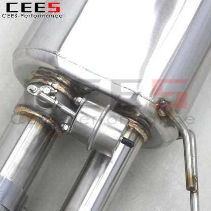 CEES Catback Exhaust For BMW M3 E92/E90/E93 4.0L 2008-2013 Downpipe with catalyst 304 Stainless Steel Exhaust Pipe Muffler