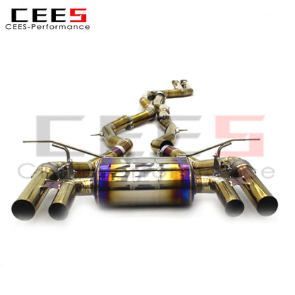 CEES Catback Exhaust For BMW M3 M4 M2C F80 F82 M2 Competition 3.0T 2015-2019 Titanium alloy  valvetronic Exhaust mufflers