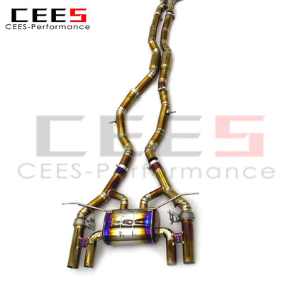 CEES Catback Exhaust For BMW M3 M4 M2C F80 F82 M2 Competition 3.0T 2015-2019 Titanium alloy  valvetronic Exhaust mufflers