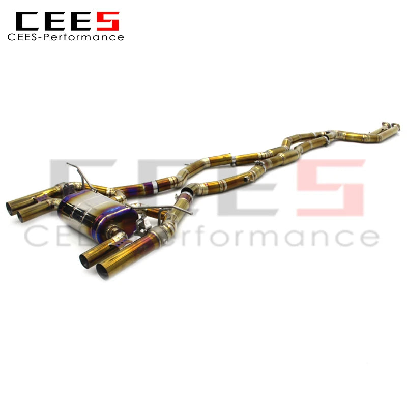 CEES Catback Exhaust For BMW M3 M4 M2C F80 F82 M2 Competition 3.0T 2015-2019 Titanium alloy  valvetronic Exhaust mufflers