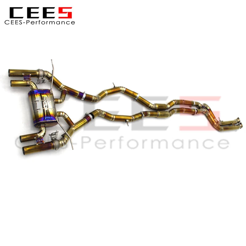 CEES Catback Exhaust For BMW M3 M4 M2C F80 F82 M2 Competition 3.0T 2015-2019 Titanium alloy  valvetronic Exhaust mufflers