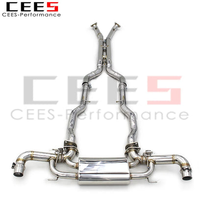 CEES Catback Exhaust For  DB11 Vantage V12 5.2L 2017-2018 Stainless Steel Racing Car Exhaust systems Muffler Escape