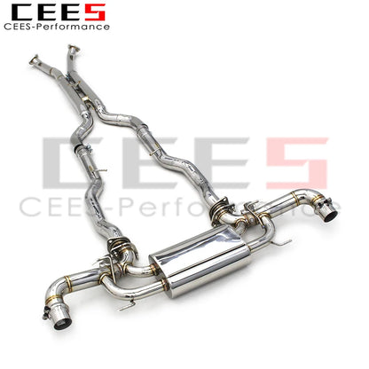 CEES Catback Exhaust For  DB11 Vantage V12 5.2L 2017-2018 Stainless Steel Racing Car Exhaust systems Muffler Escape