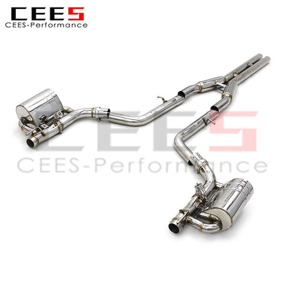 CEES Catback Exhaust For Dodge Challenger Hellcat SRT/Charger Hellcat 6.2T 6.4L Redeye Escape Stainless Steel Exhaust Pipe