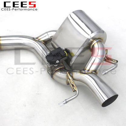 CEES Catback Exhaust For Mercedes-Benz E63 AMG W213 4.0TT 2018-2023 Stainless Steel Exhaust Pipe Muffler Exhaust System