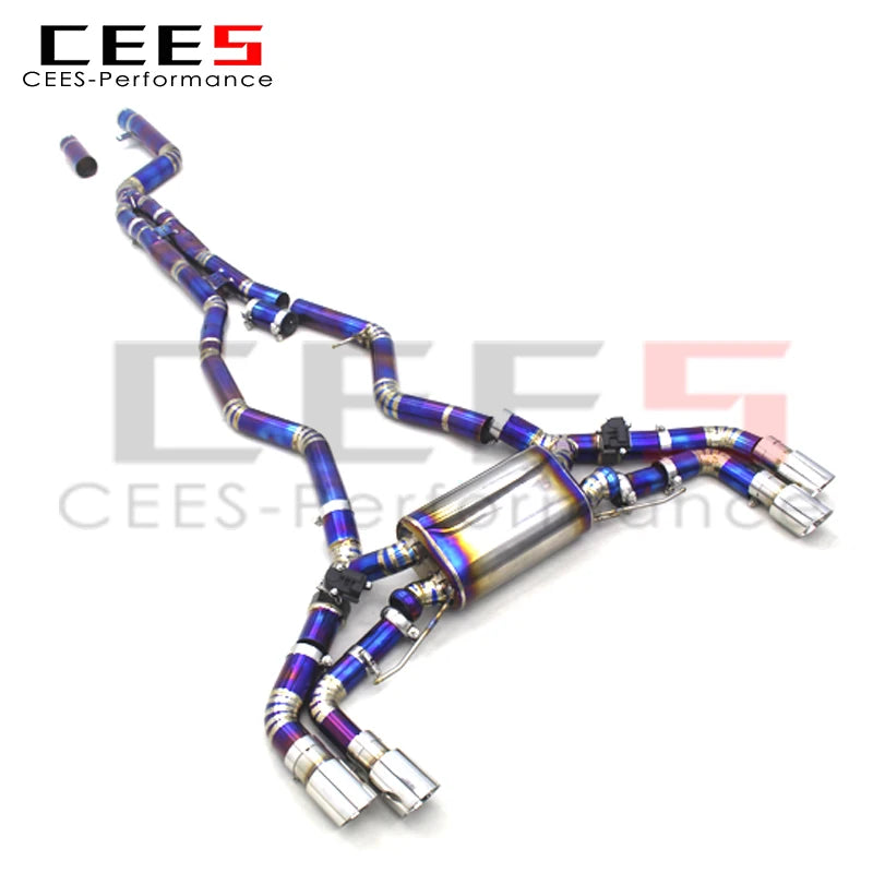 CEES Catback Exhaust Pipe For For BMW M240/M240i B58 G42 3.0T 2017-2023 Escape Titanium Pipes Muffler Car Exhaust System