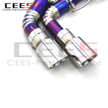 CEES Catback Exhaust Pipe For For BMW M240/M240i B58 G42 3.0T 2017-2023 Escape Titanium Pipes Muffler Car Exhaust System