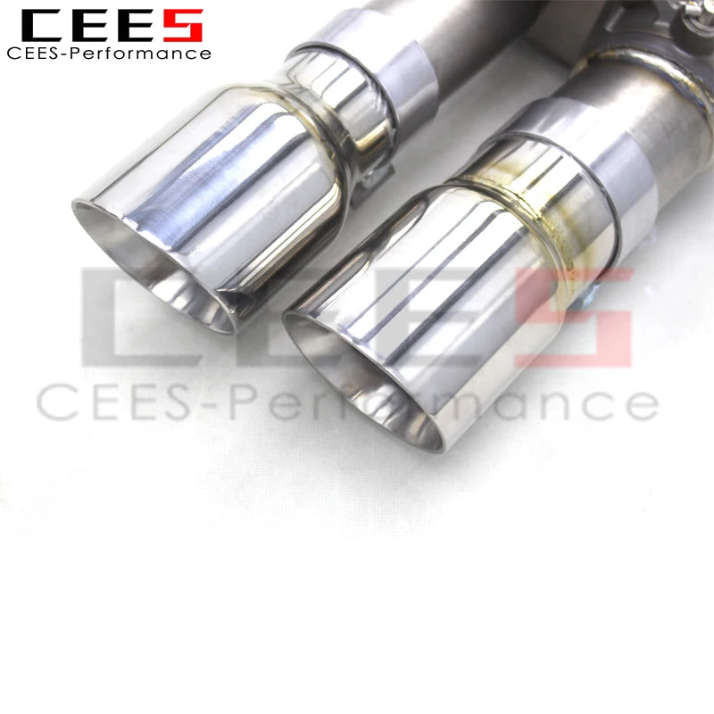 CEES Catback Exhaust Pipes Escape For BMW M5 F10/F15 4.4TT 2012-2016 Racing Titanium Exhaust Pipe System Muffler