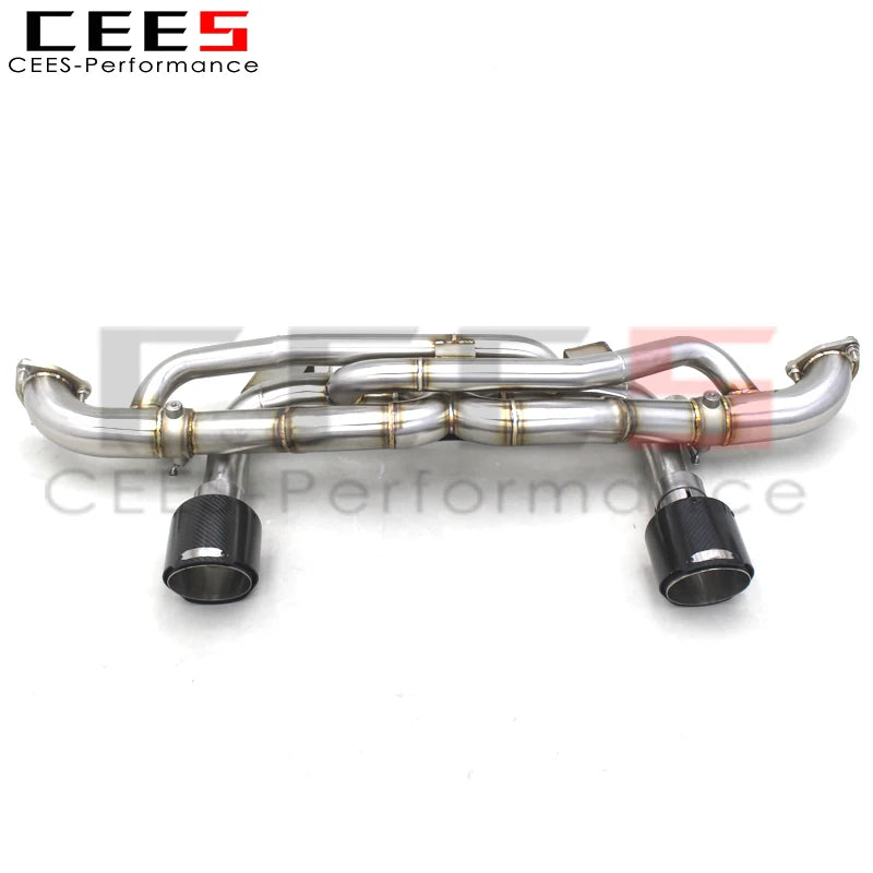 CEES Catback Exhaust Pipes Escape For Porsche 718 Cayman GT4 4.0L 2019-2023 Exhaust System Stainless Steel Exhaust Pipe Muffler