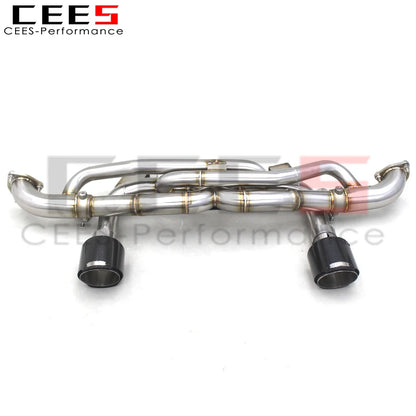 CEES Catback Exhaust Pipes Escape For Porsche 718 Cayman GT4 4.0L 2019-2023 Exhaust System Stainless Steel Exhaust Pipe Muffler