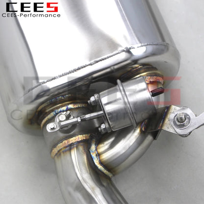 CEES Catback Exhaust Pipes For BMW 335/335i E90/E92/E93 N54 3.0T 2009-2013 Car Exhaust System Muffler Stainless Steel Escape