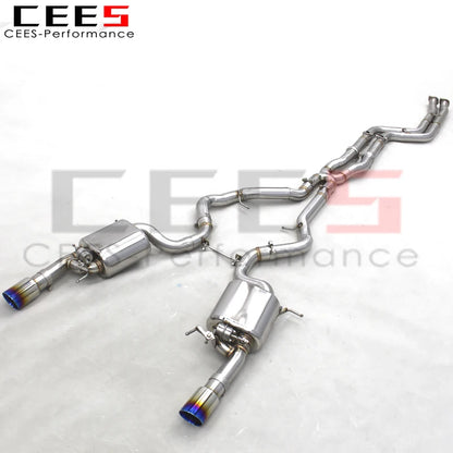 CEES Catback Exhaust Pipes For BMW 335/335i E90/E92/E93 N54 3.0T 2009-2013 Car Exhaust System Muffler Stainless Steel Escape