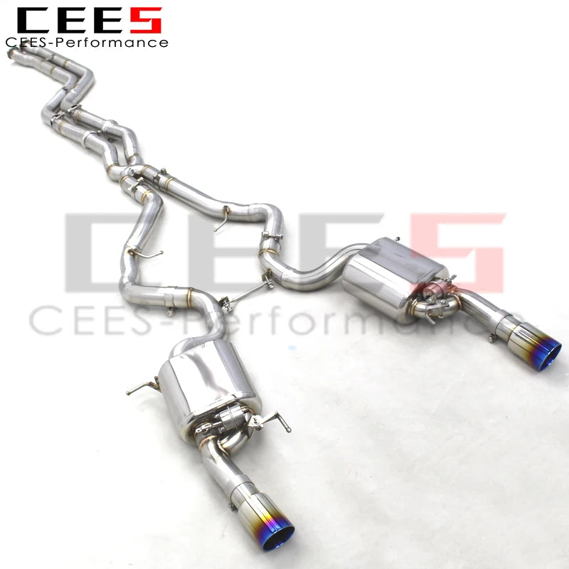 CEES Catback Exhaust Pipes For BMW 335/335i E90/E92/E93 N54 3.0T 2009-2013 Car Exhaust System Muffler Stainless Steel Escape