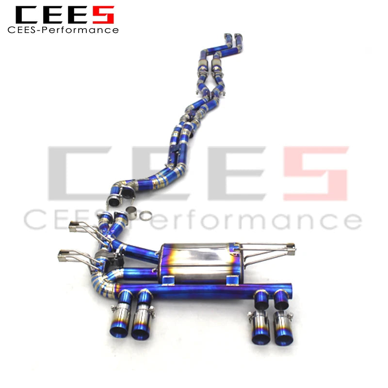 CEES Catback Exhaust Pipes For BMW M3 E46 2004-2006 Titanium Escape Exhaust Pipe Muffler Car Exhaust System