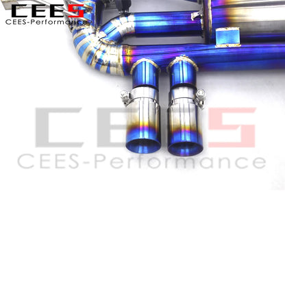 CEES Catback Exhaust Pipes For BMW M3 E46 2004-2006 Titanium Escape Exhaust Pipe Muffler Car Exhaust System