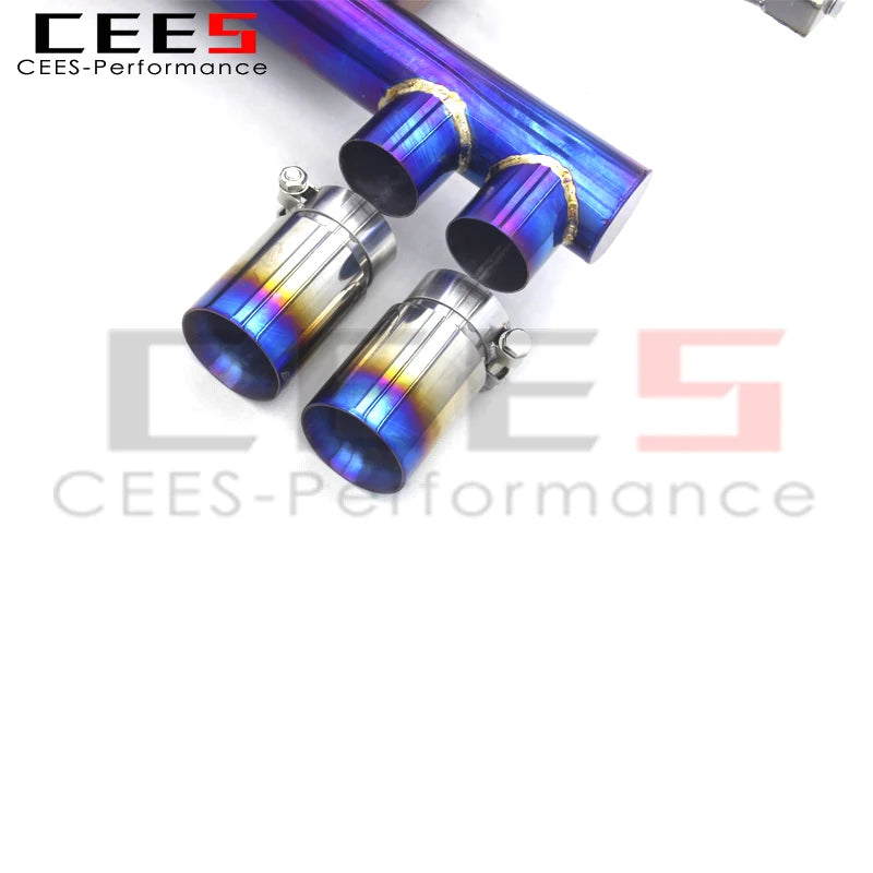 CEES Catback Exhaust Pipes For BMW M3 E46 2004-2006 Titanium Escape Exhaust Pipe Muffler Car Exhaust System