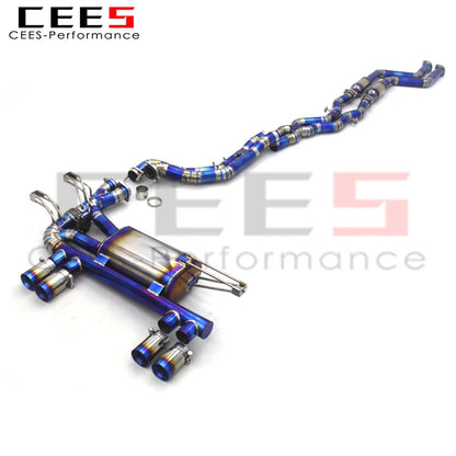 CEES Catback Exhaust Pipes For BMW M3 E46 2004-2006 Titanium Escape Exhaust Pipe Muffler Car Exhaust System