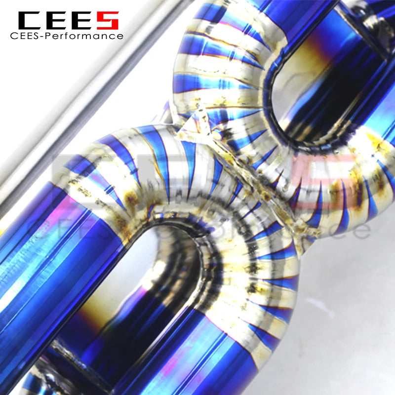 CEES Catback Exhaust Pipes For Lamborghini Gallardo 5.2 LP550/LP560/LP570 2008-2016 Titanium Exhaust Pipe Escape Exhaust System