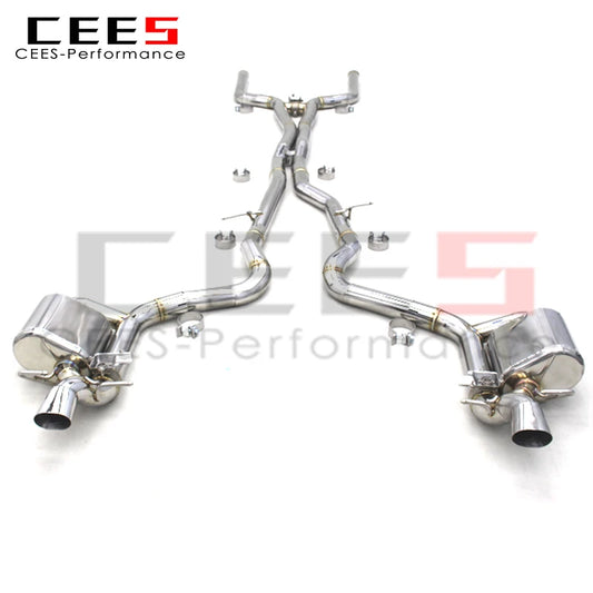 CEES Catback Exhaust Pipes For Mercedes-Benz AMG GT63/GT63S 4.0T 2019-2023 Stainless Steel Escape Car Exhaust System