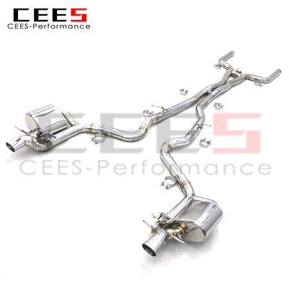 CEES Catback Exhaust Pipes For Mercedes-Benz AMG GT63/GT63S 4.0T 2019-2023 Stainless Steel Escape Car Exhaust System