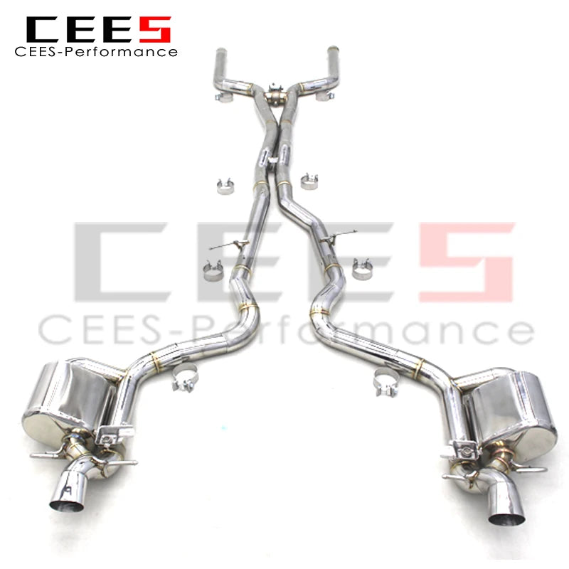 CEES Catback Exhaust Pipes For Mercedes-Benz AMG GT63/GT63S 4.0T 2019-2023 Stainless Steel Escape Car Exhaust System