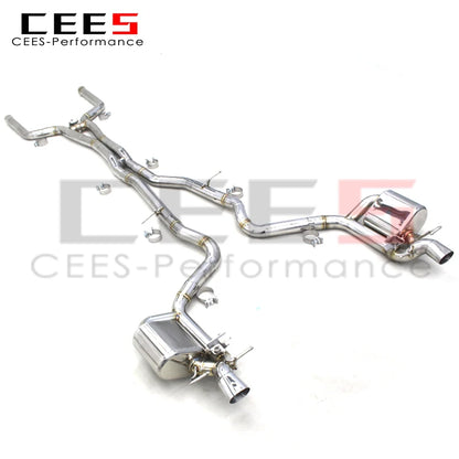 CEES Catback Exhaust Pipes For Mercedes-Benz AMG GT63/GT63S 4.0T 2019-2023 Stainless Steel Escape Car Exhaust System