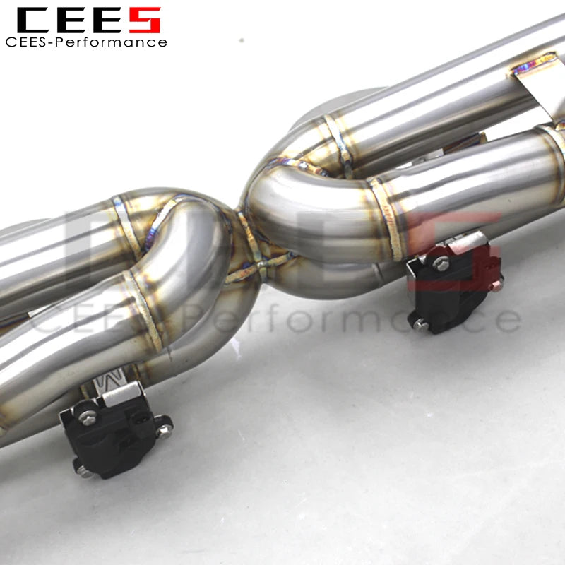 CEES Catback Exhaust Pipes For PORSCHE 911 991/991.1 3.4 3.8 Carrera 2011+ Stainless Steel Exhaust System Exhaust Pipe