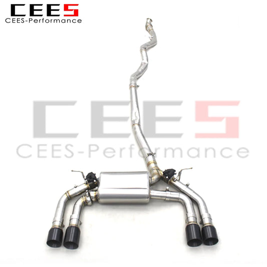 CEES Catback Exhaust System Escape For BMW M2 F87 3.0T 2014-2018  Exhaust Pipe Muffler 304 Stainless Steel Pipes