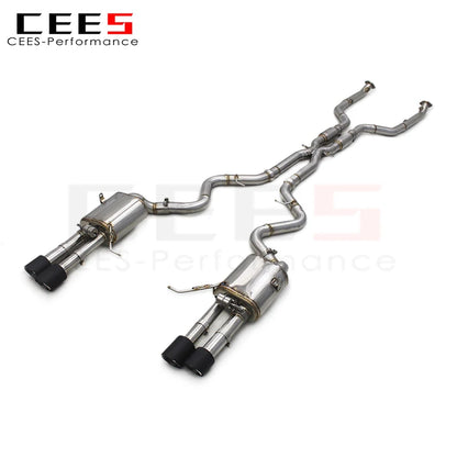 CEES Catback Exhaust System Escape Stainless Steel Exhaust Pipe For BMW M3 E90/E92/E93 4.0L 2008-2013 Exhaust Pipe Muffler