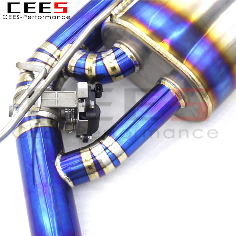 CEES Catback Exhaust System For Audi RS3/TTRS 2.5T 2016-2023 Racing Car Titanium alloy Valvetronic Exhaust Pipe Muffler