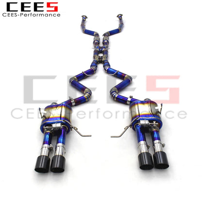 CEES Catback Exhaust System For BMW M3 E90/E92/E93 4.0L 2008-2013 Titanium Exhaust Pipe Muffler Exhaust valve control