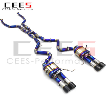 CEES Catback Exhaust System For BMW M3 E90/E92/E93 4.0L 2008-2013 Titanium Exhaust Pipe Muffler Exhaust valve control