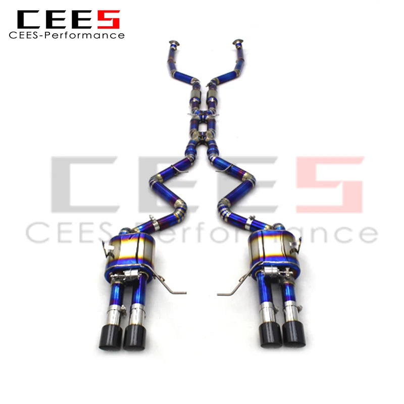 CEES Catback Exhaust System For BMW M3 E90/E92/E93 4.0L 2008-2013 Titanium Exhaust Pipe Muffler Exhaust valve control