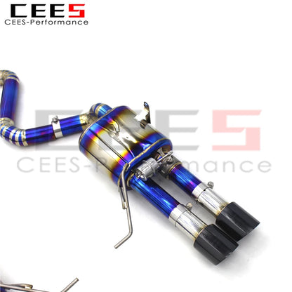 CEES Catback Exhaust System For BMW M3 E90/E92/E93 4.0L 2008-2013 Titanium Exhaust Pipe Muffler Exhaust valve control