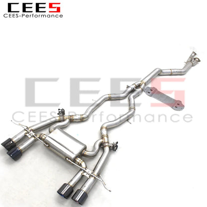 CEES Catback Exhaust System For BMW M3 G80 G82 G83 3.0T 2020-2025 Stainless Steel Exhaust Pipe Muffler Exhaust valve control