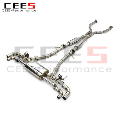 CEES Catback Exhaust System For Lexus LC500 LC500H 3.5L 2016-2021 Exhaust valve control Exhaust Pipe