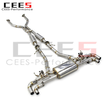 CEES Catback Exhaust System For Lexus LC500 LC500H 3.5L 2016-2021 Exhaust valve control Exhaust Pipe