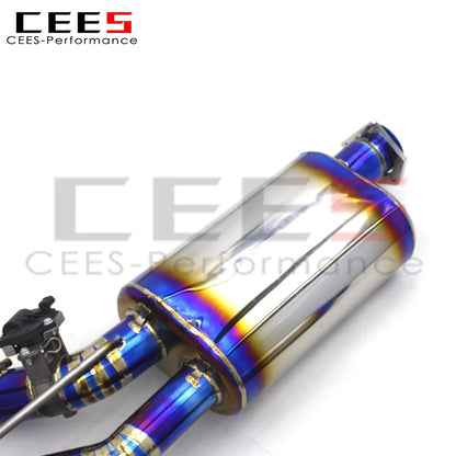 CEES Catback Exhaust System For Mercedes-Benz G63 AMG 2013-2019 Titanium Escape Exhaust Pipe Muffler