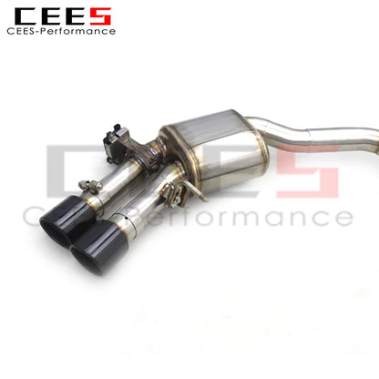 CEES Catback Exhaust System Stainless Steel Valvetronic Exhaust Pipe For Audi S4/S5 B9 3.0T 2019-2023 Exhaust Pipe Muffler