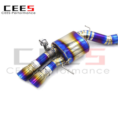 CEES Catback Exhaust System Titanium Exhaust valve control For BMW M6 F06 4.4T 2012-2016 High Performance Exhaust Pipe