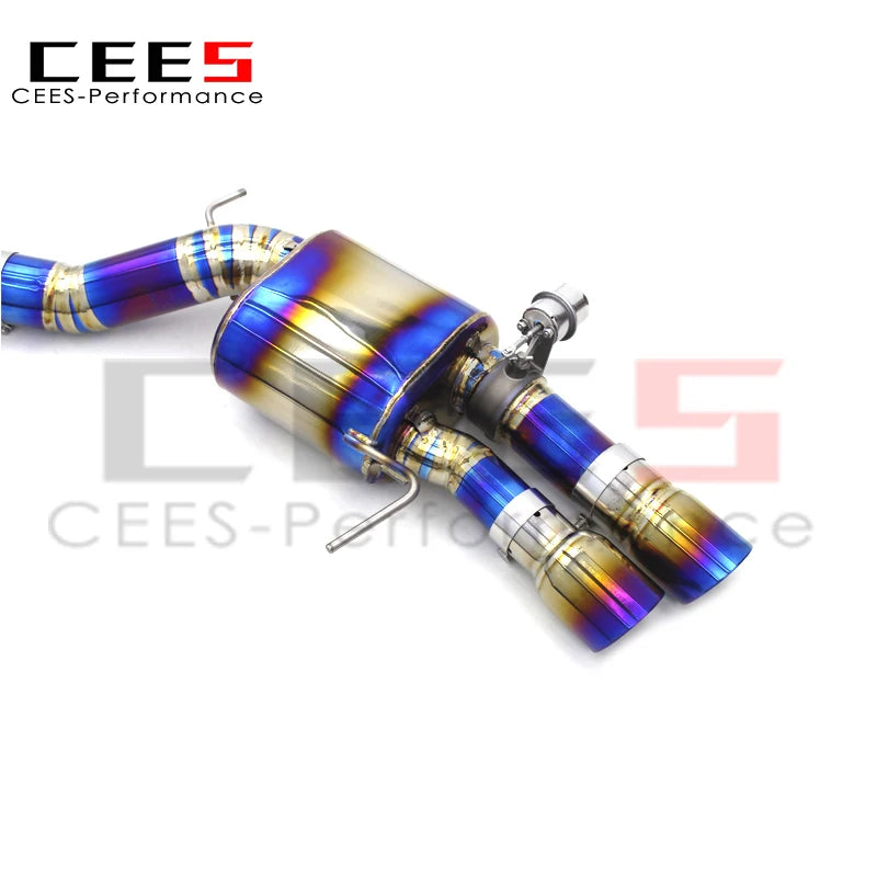 CEES Catback Exhaust System Titanium Exhaust valve control For BMW M6 F06 4.4T 2012-2016 High Performance Exhaust Pipe